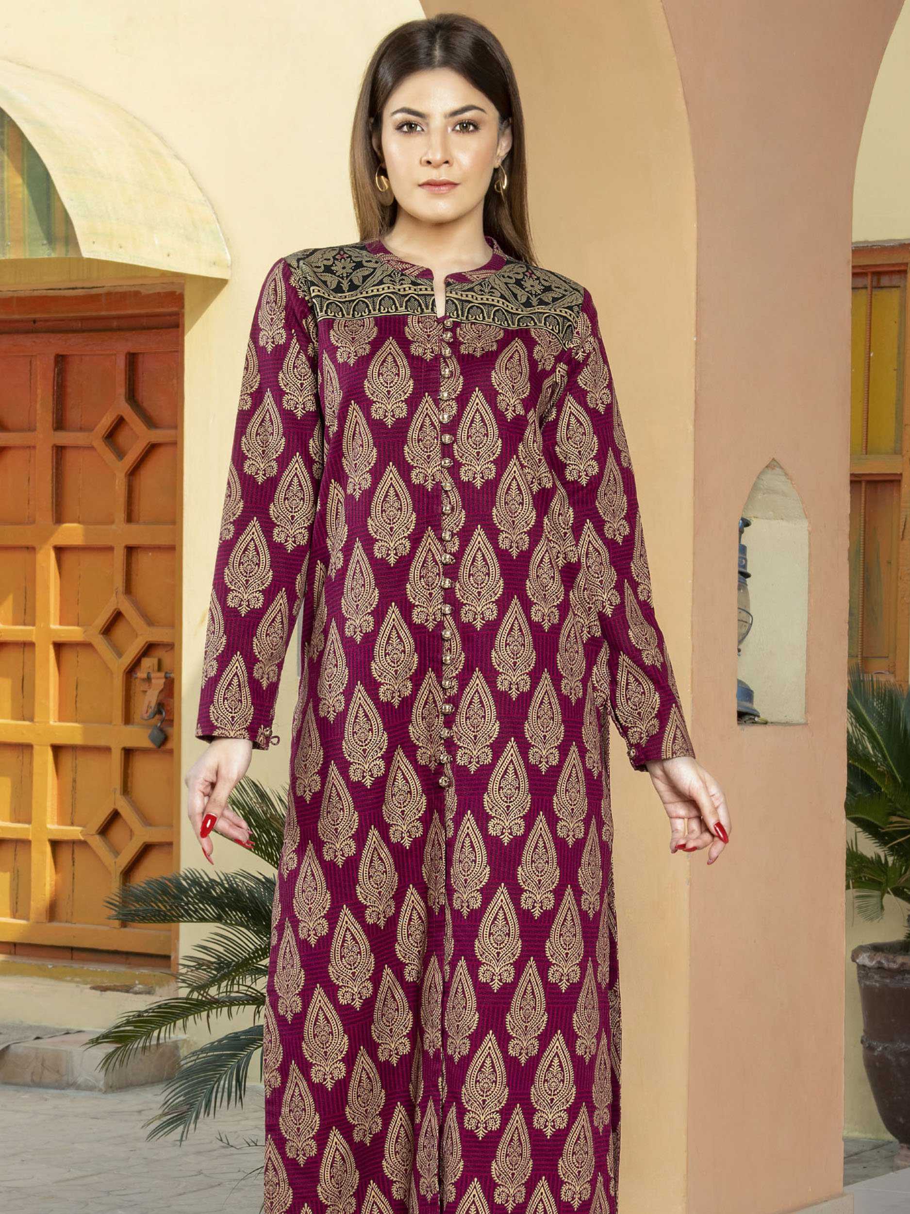 Limelight Slub Khaddar Shirt U0913-SSH-PLM 2019 | Limelight Sale 2020