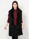 Limelight Thick Knit Fur Cardigan TP260-FRE-BLK 2019 | Limelight Sale 2020
