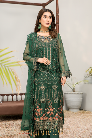 Maryams D-33 Nile Quiver La Fleur Chiffon 2022 Online Shopping