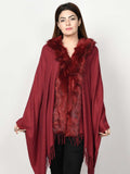 Limelight Faux Fur Cape Shawl CP016-FRE-RED 2019 | Limelight Sale 2020