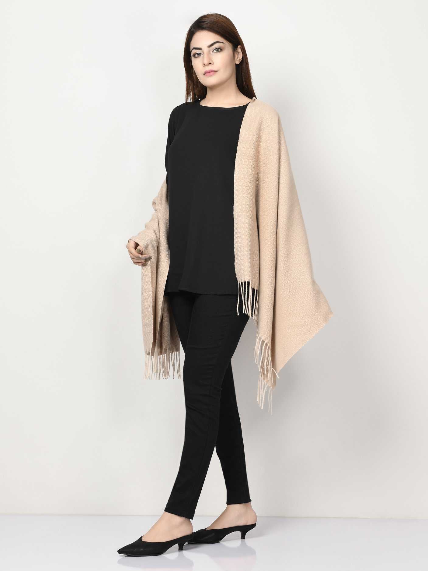 Limelight Zig Zag Patterned Shawl SHW43-FRE-LBG 2019 | Limelight Sale 2020