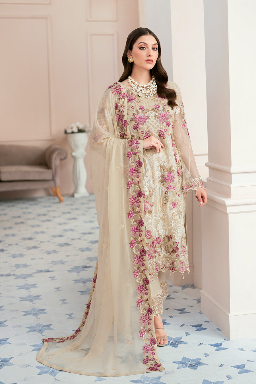 Ramsha D-909 Rangoon Chiffon Collection Vol 9 Online Shopping