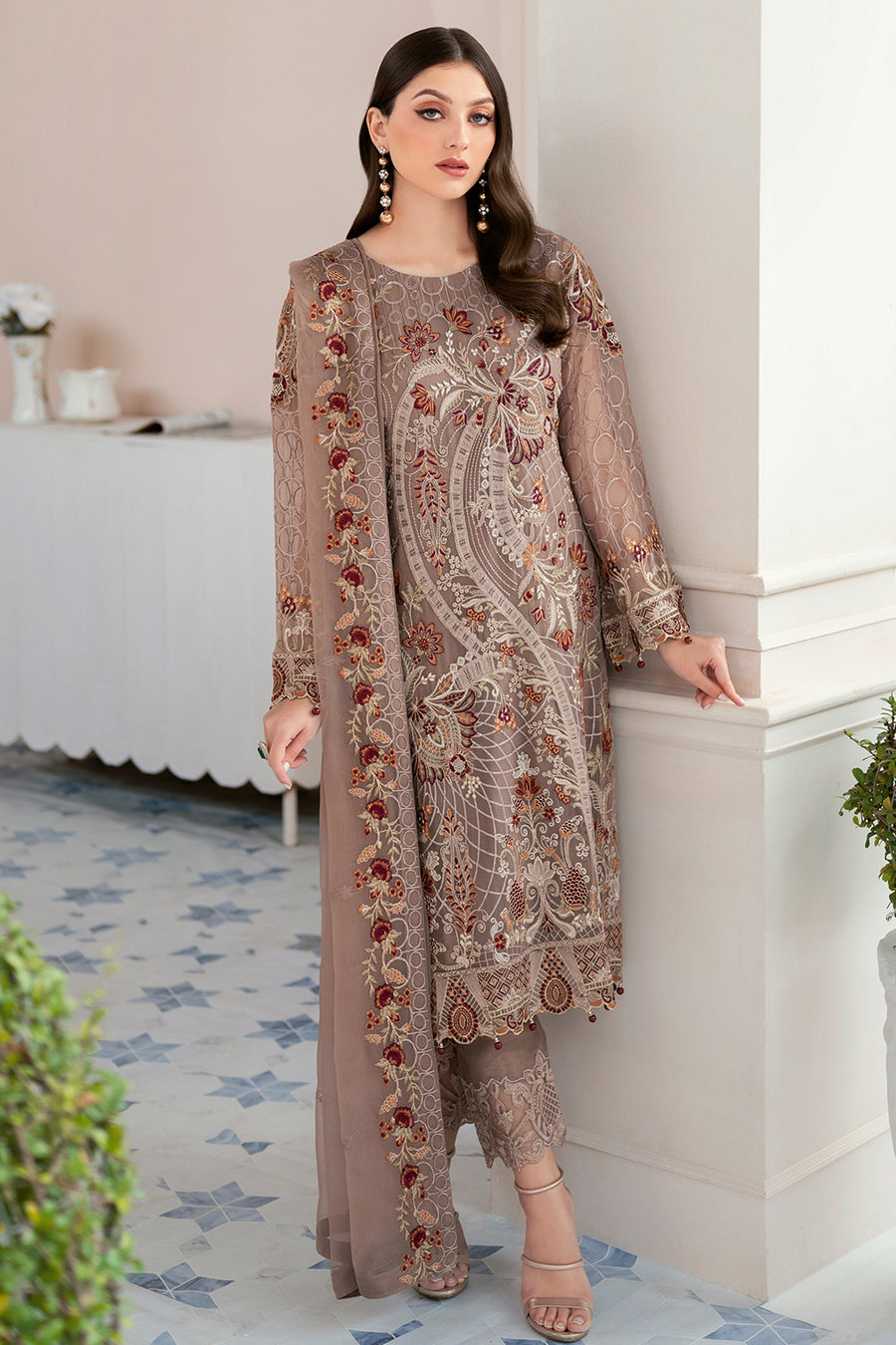 Ramsha D-905 Rangoon Chiffon Collection Vol 9 Online Shopping
