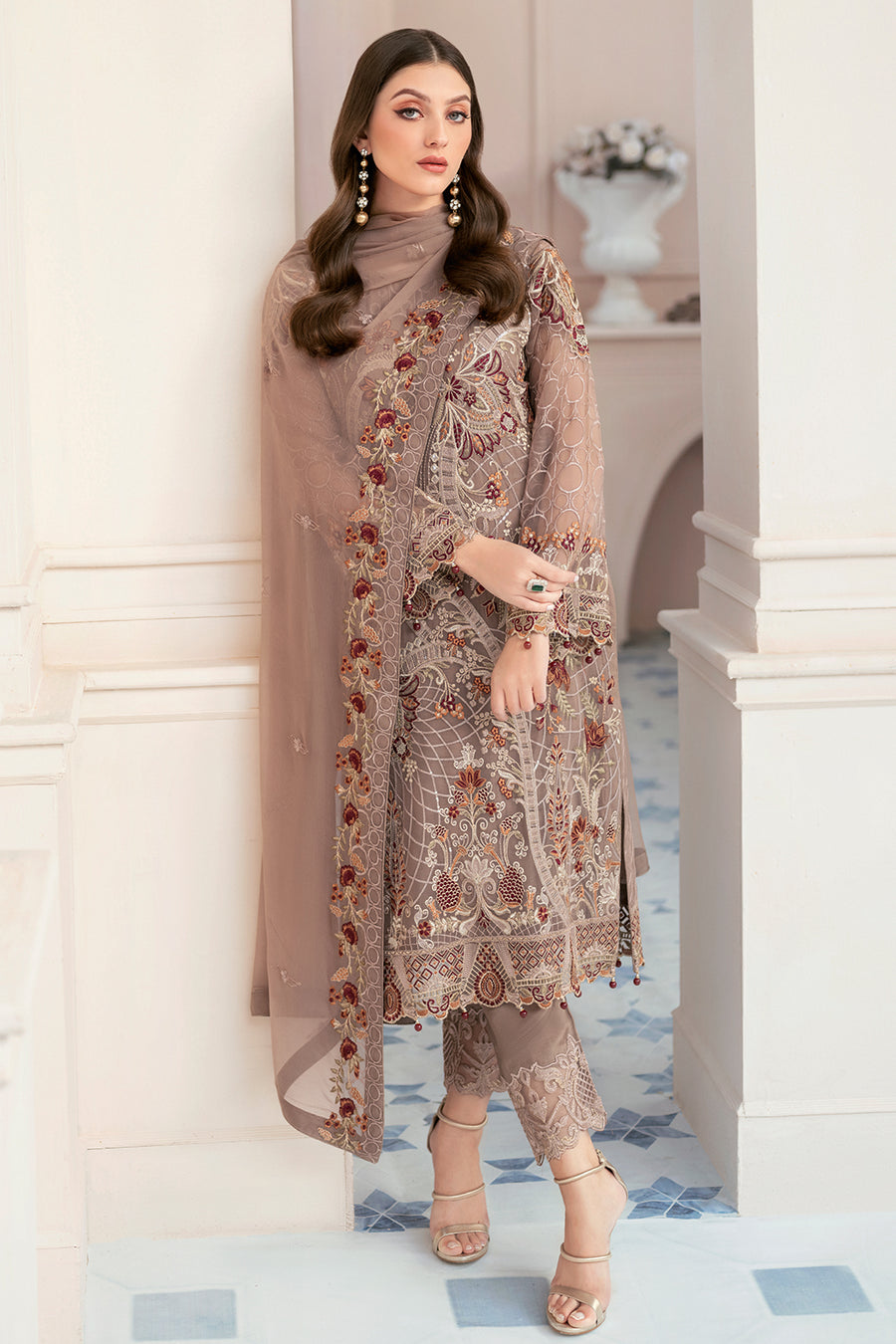 Ramsha D-905 Rangoon Chiffon Collection Vol 9 Online Shopping