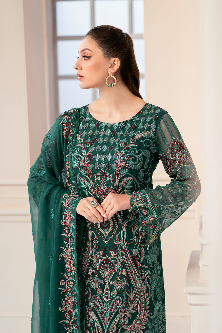 Ramsha D-908 Rangoon Chiffon Collection Vol 9 Online Shopping