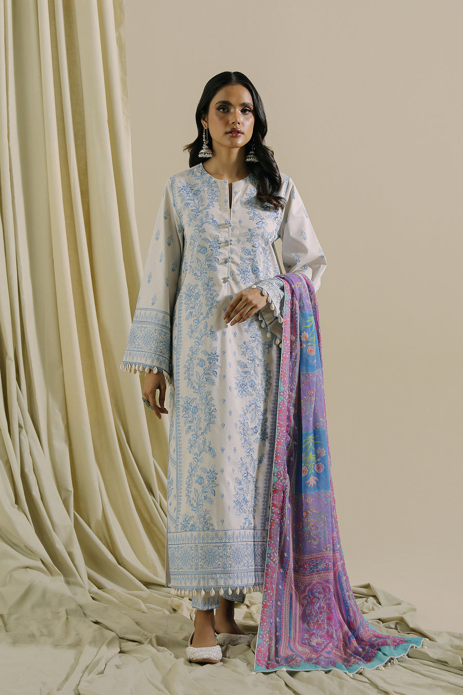 Ethnic Cynaric Garden (E0015/203/003) Chaap Summer Collection Vol II 2022 Online Shopping