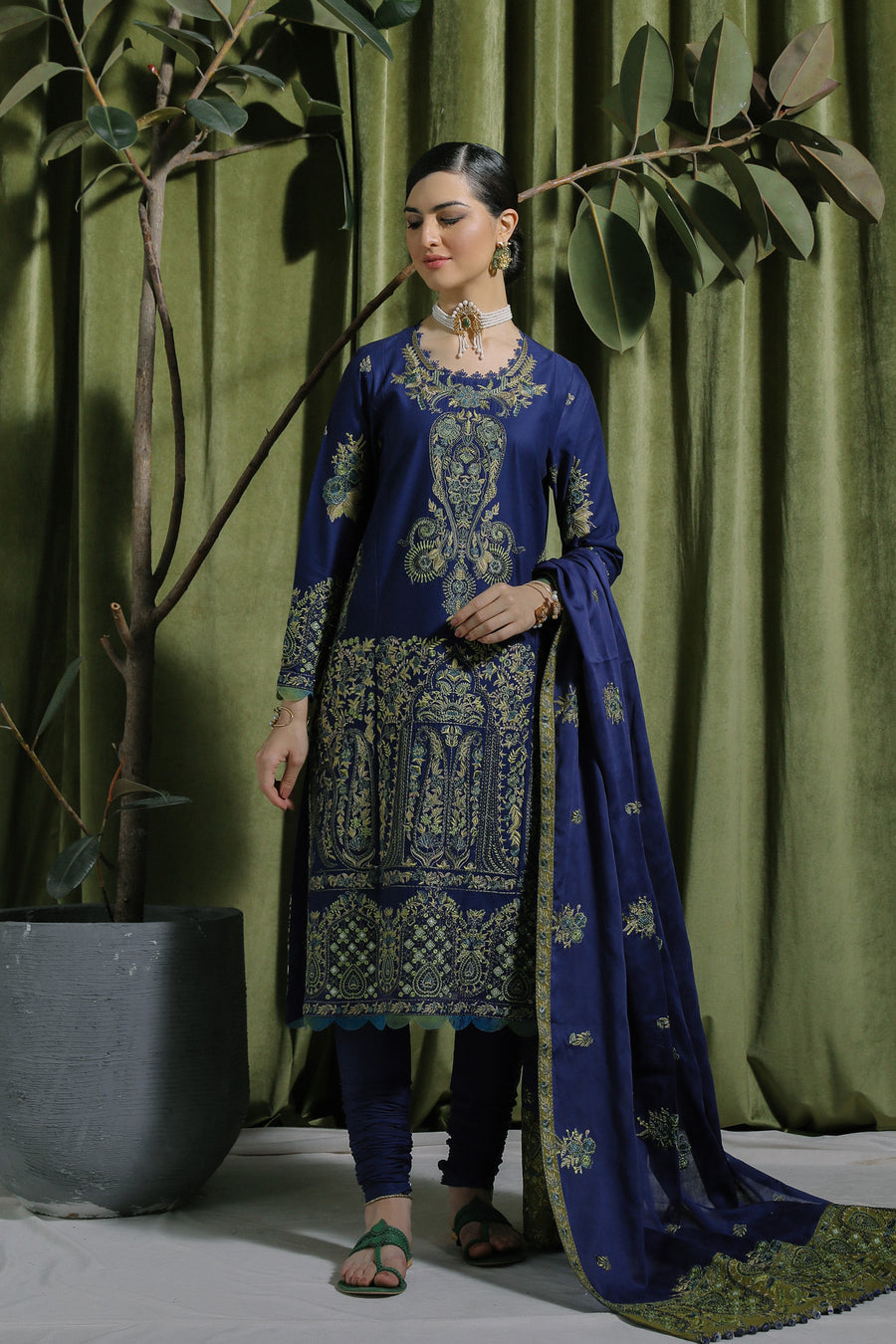 Ethnic Cobalt 10381183 Hara Rang 2022 Online Shopping