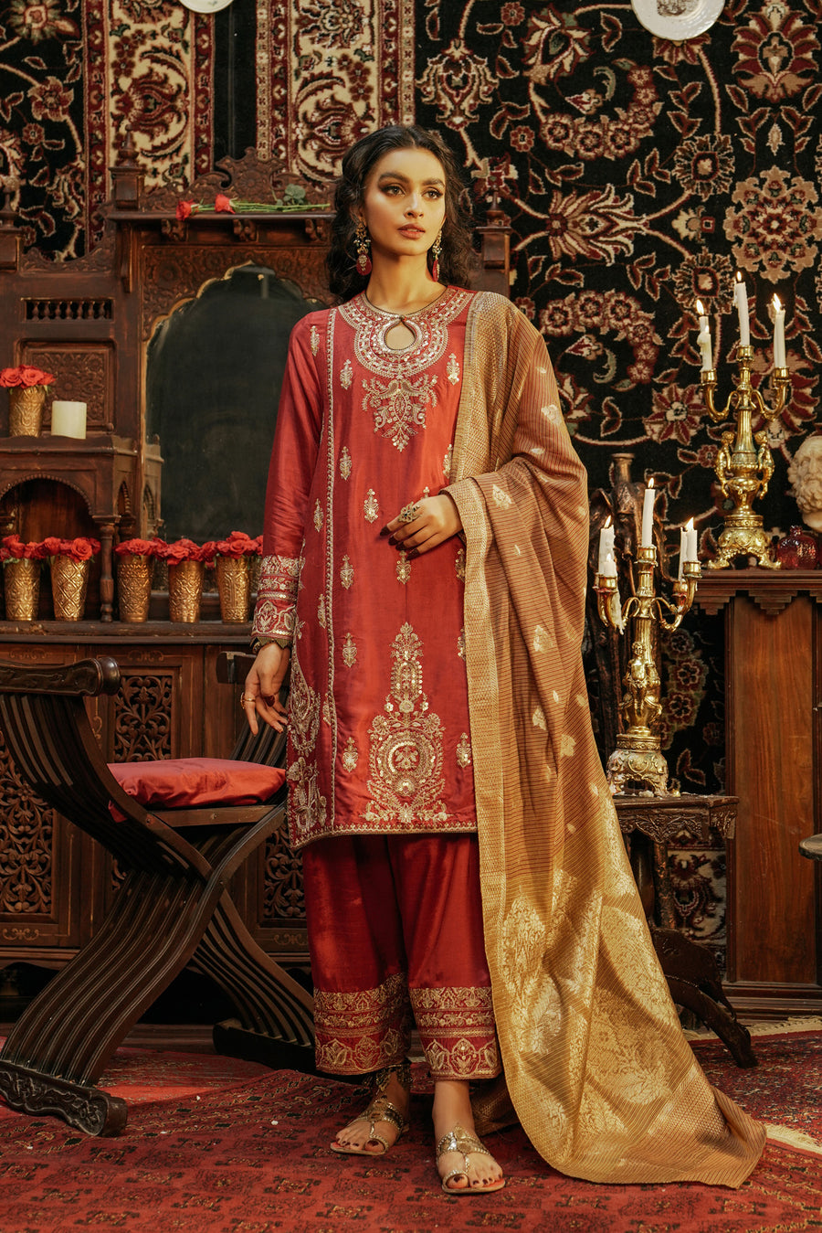 Ethnic E0167 104 306 306 Merah Eid 2022 Online Shopping
