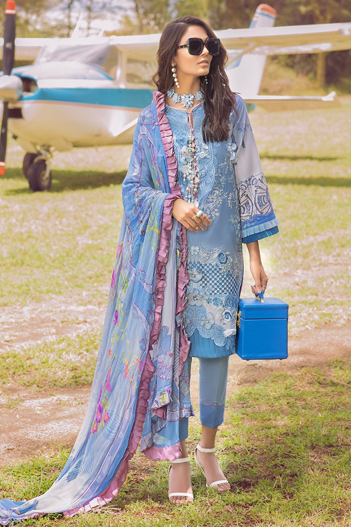 Hemline Whispering Sky Lawn 2021