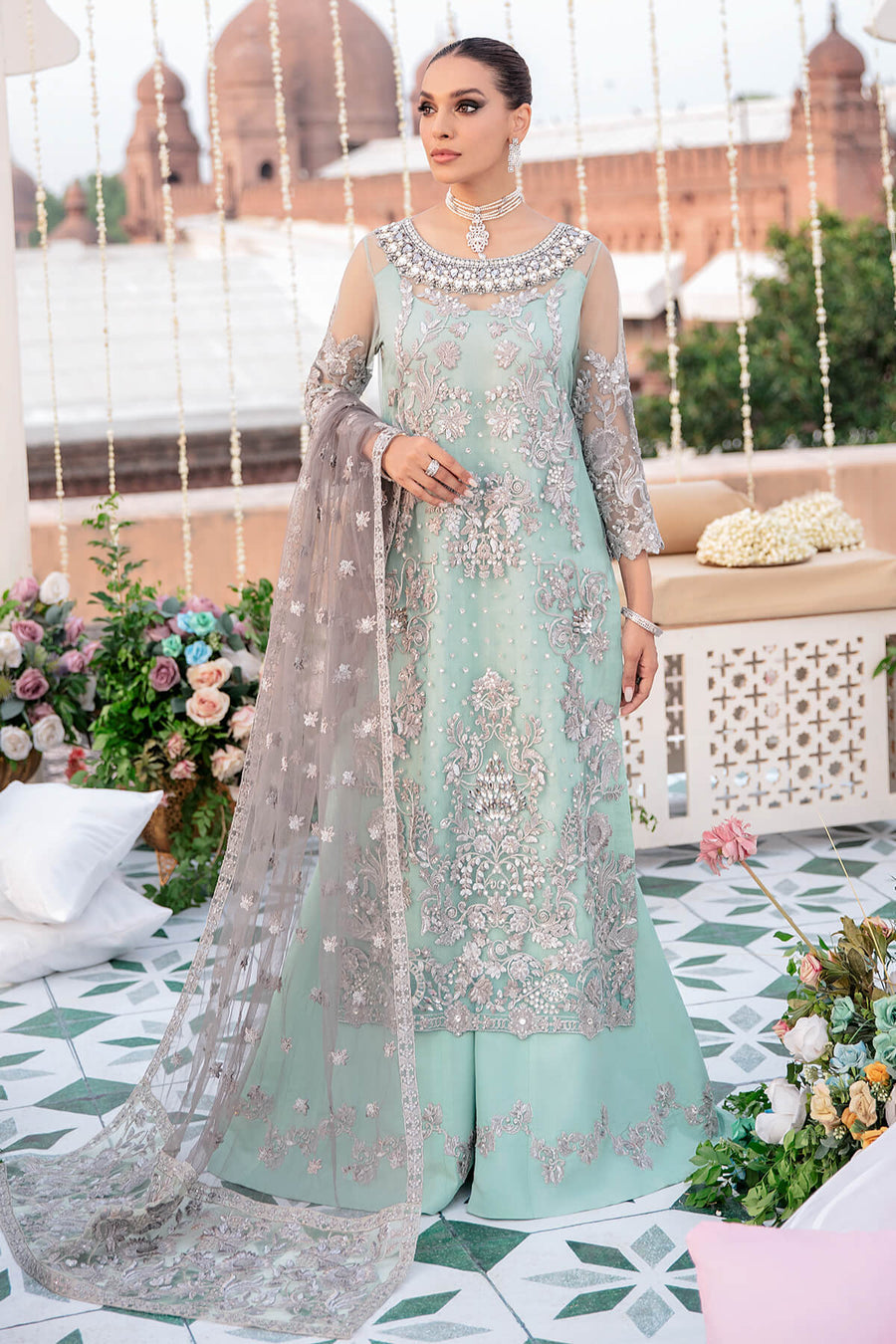 Imrozia Premium IB-25 Nazmin  Aangan Wedding Collection 2022 Online Shopping