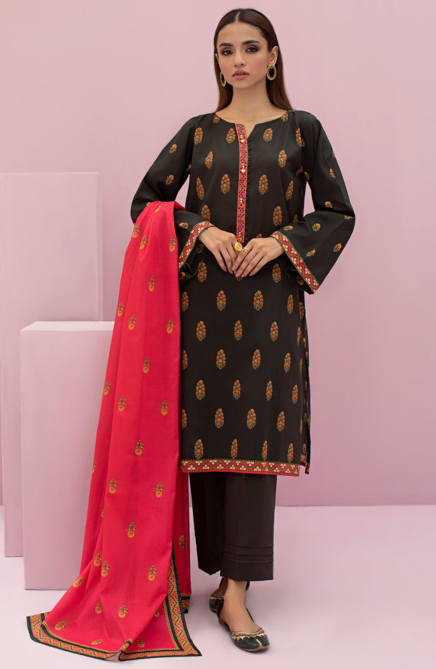 Orient OTL 22-096 Black Meher Printed Lawn 2022 Online Shopping