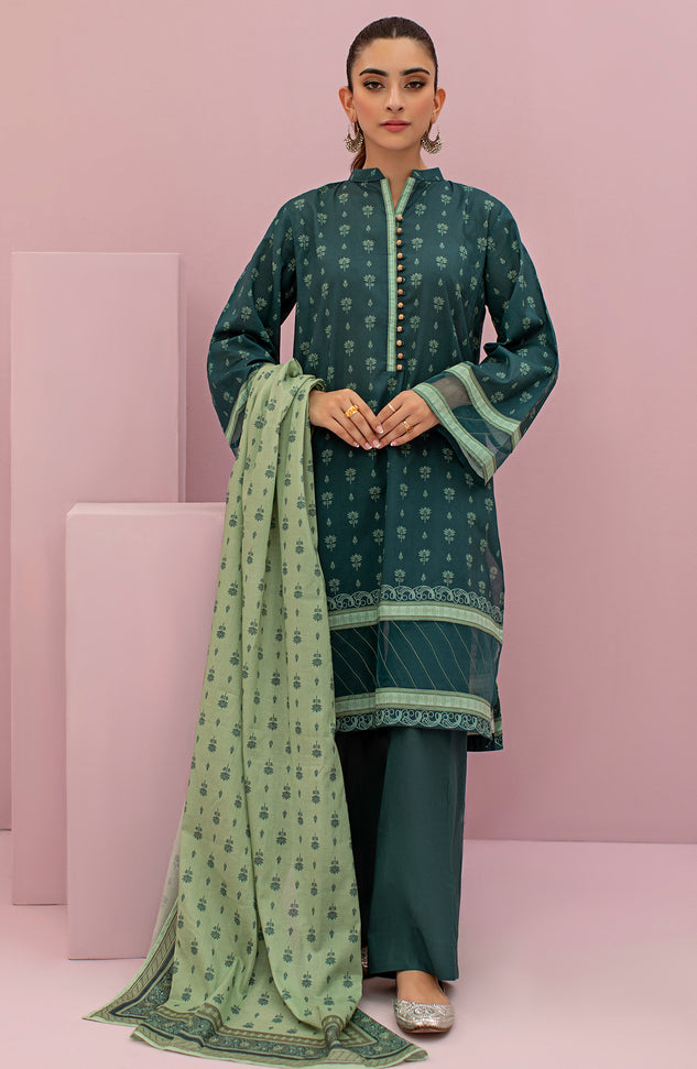 Orient OTL 22-093 Green Meher Printed Lawn 2022 Online Shopping