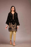 Adan Libas Glowence Resham Velvet Kurti 2021