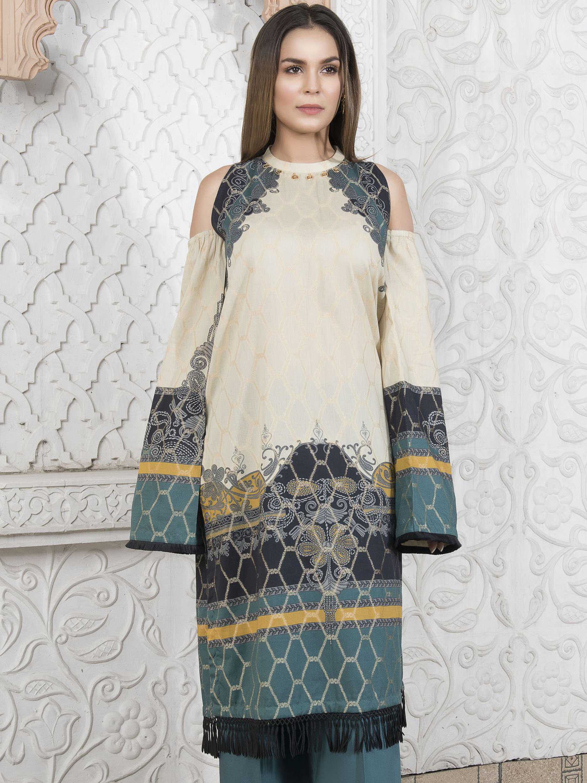 Limelight Jacquard Shirt U0961-SSH-SGN 2019 | Limelight Sale 2020