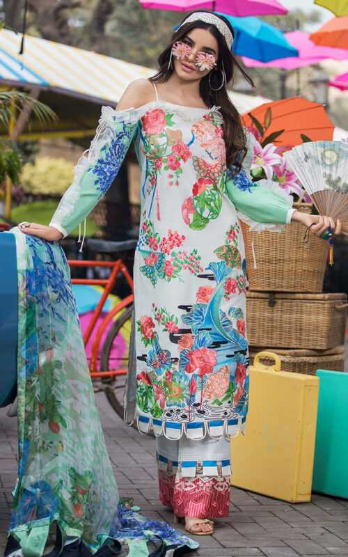 Asifa and Nabeel Nora LA-2 Luxury Lawn Vol 2 2021