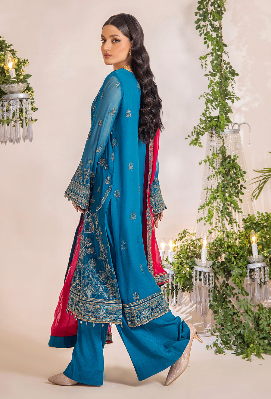 Adan Libas Design # 5338 Lueur Chiffon Collection Online Shopping