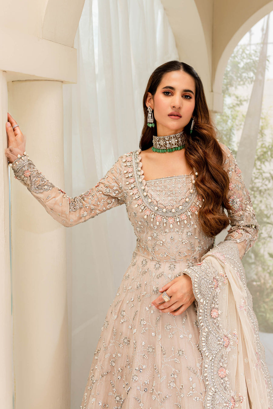 Maria B Pale Pink MC-903 Couture Online Shopping