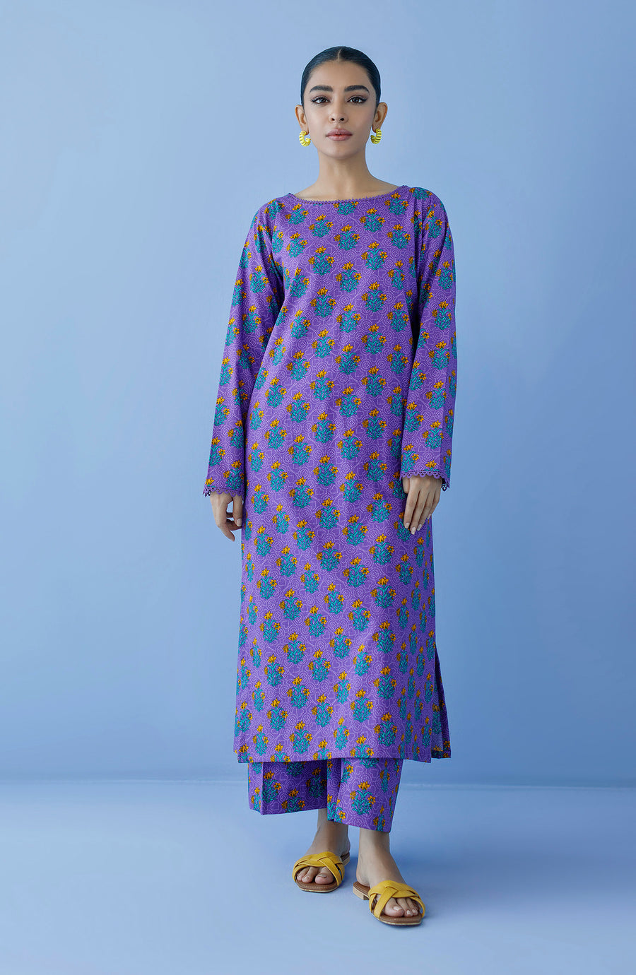 Orient NRDS-23-082/U PURPLE Spring Summer Lawn Vol 3 Online Shopping
