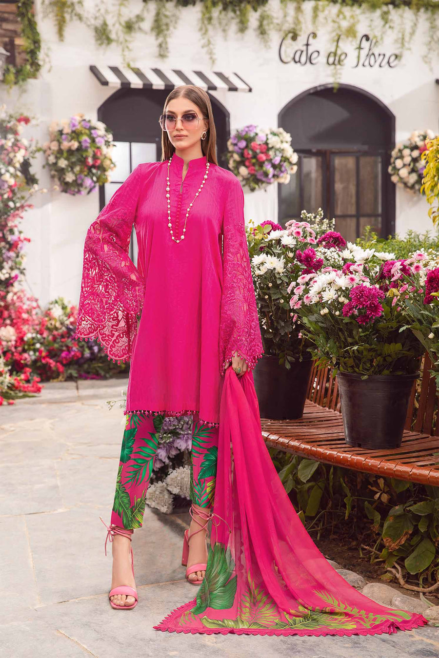Maria B MPT-2101-B Mprint Lawn Online Shopping