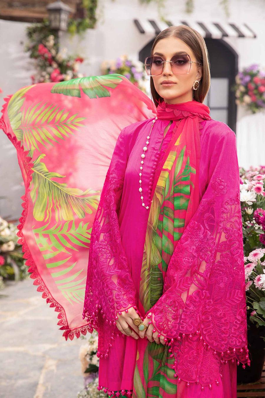 Maria B MPT-2101-B Mprint Lawn Online Shopping