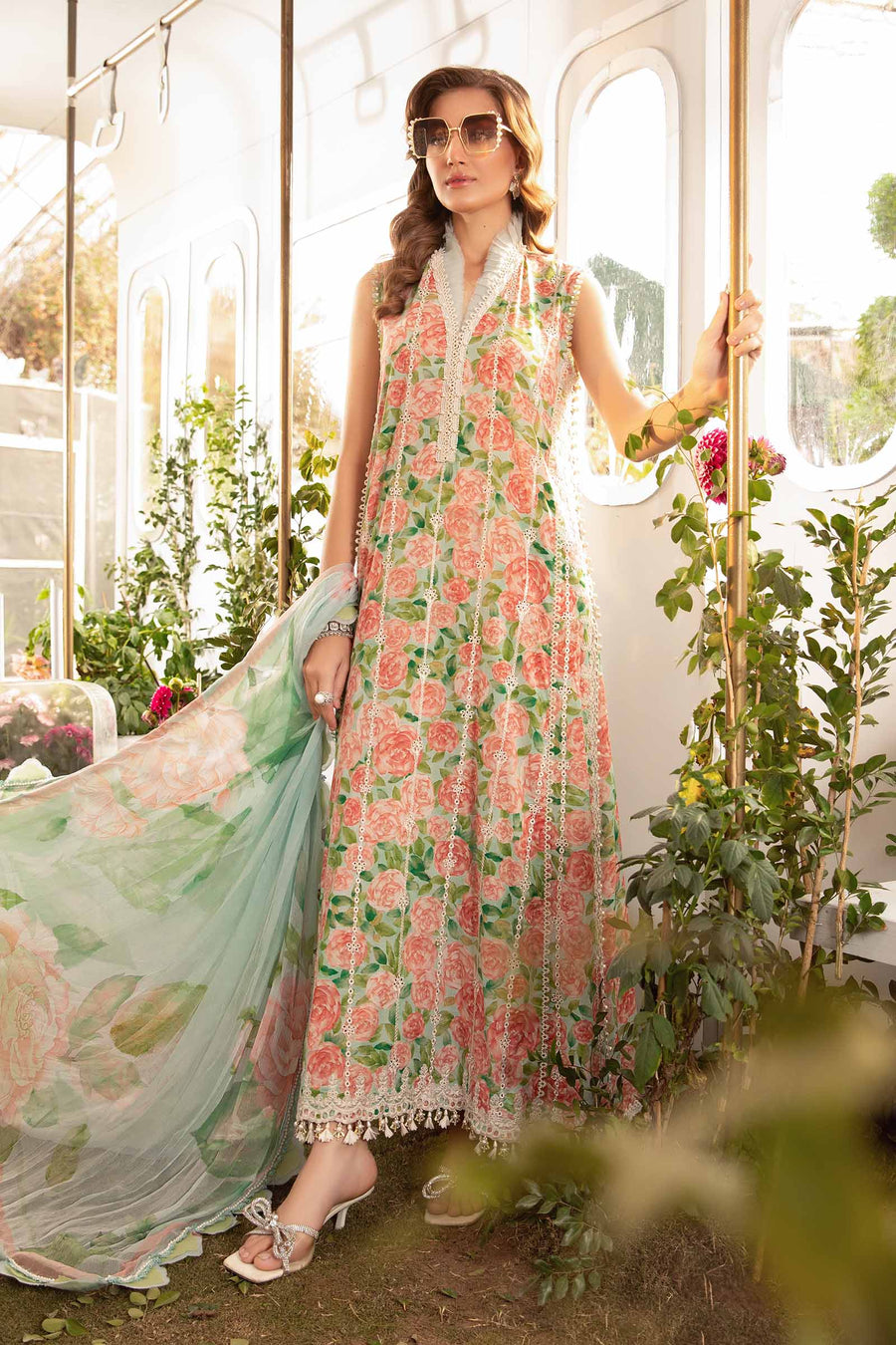 Maria B MPT-2106-A Mprint Lawn Online Shopping