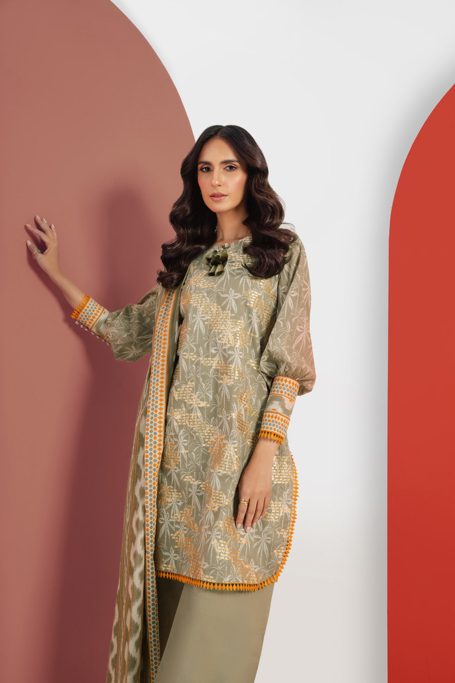 Alkaram MS-04-23-Beige Mid Summer Collection Online Shopping