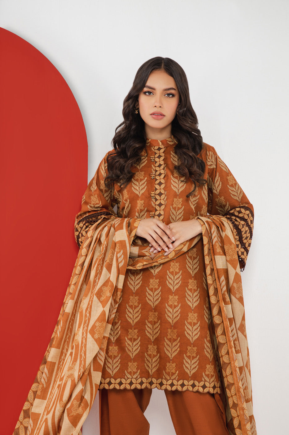 Alkaram MS-18-23-Mustard Mid Summer Collection Online Shopping