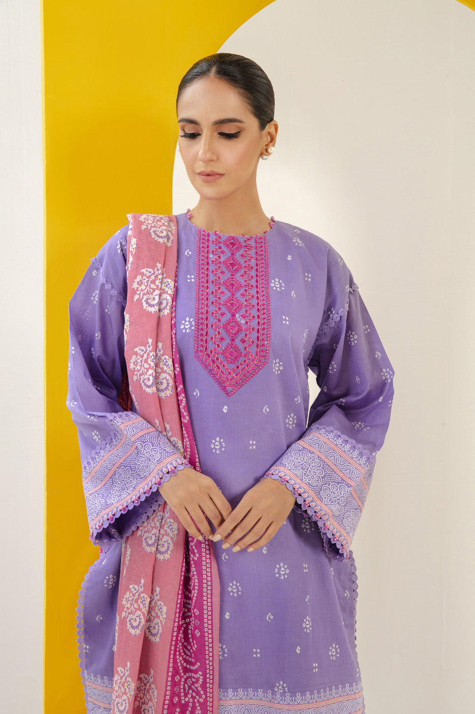 Alkaram MS-29.1-23-Purple Mid Summer Collection Online Shopping