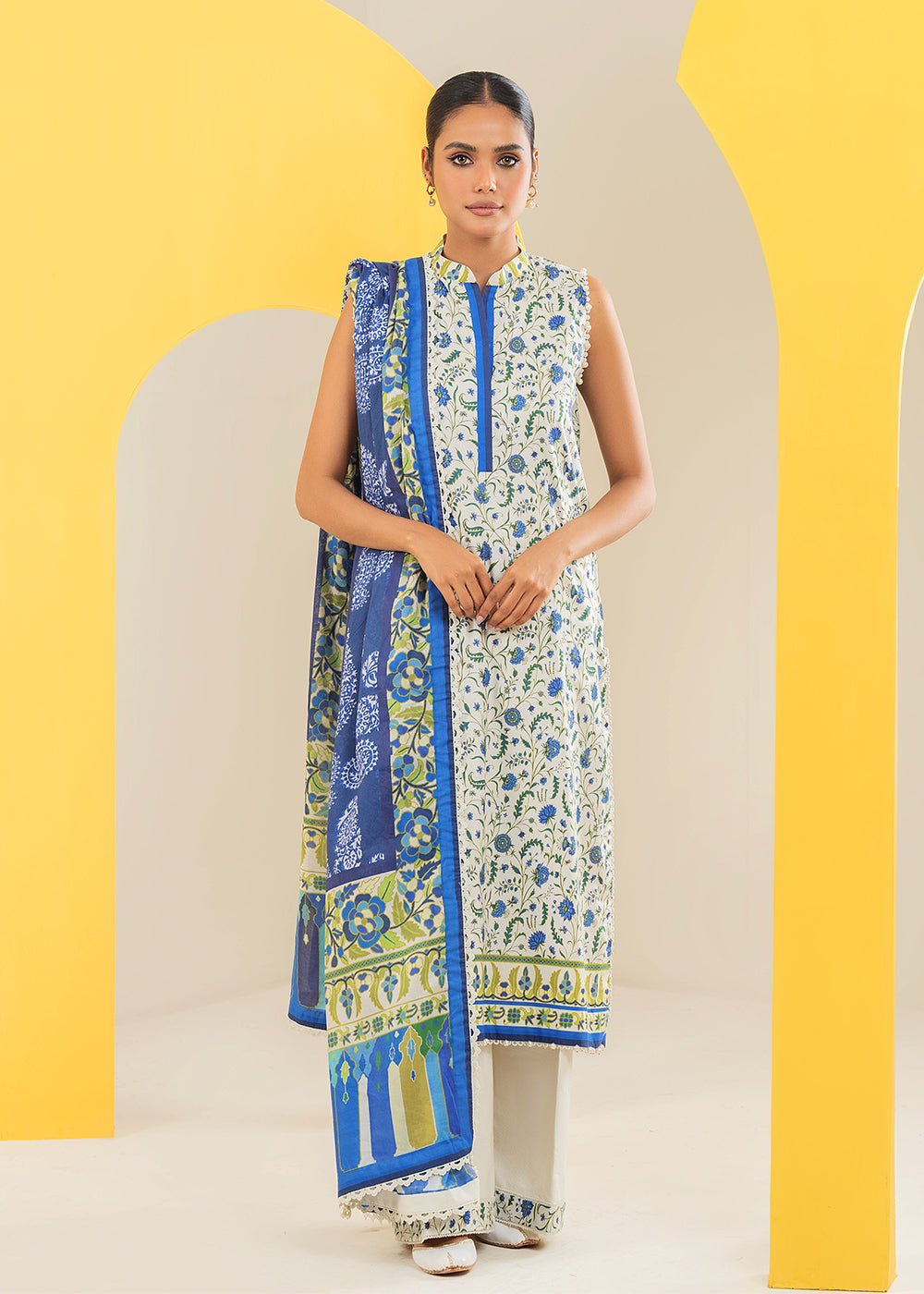 Alkaram MS-8.1-23-White Mid Summer Collection Online Shopping