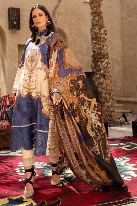 Shiza Hassan 6-A Maya Luxury Lawn 2021
