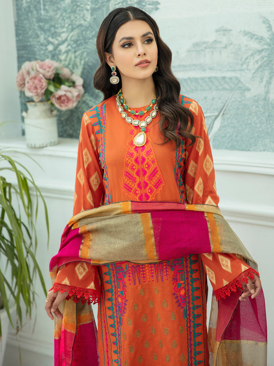 Rajbari Design # D 09 Nissa Embroidered Vol 01 2022 Online Shopping