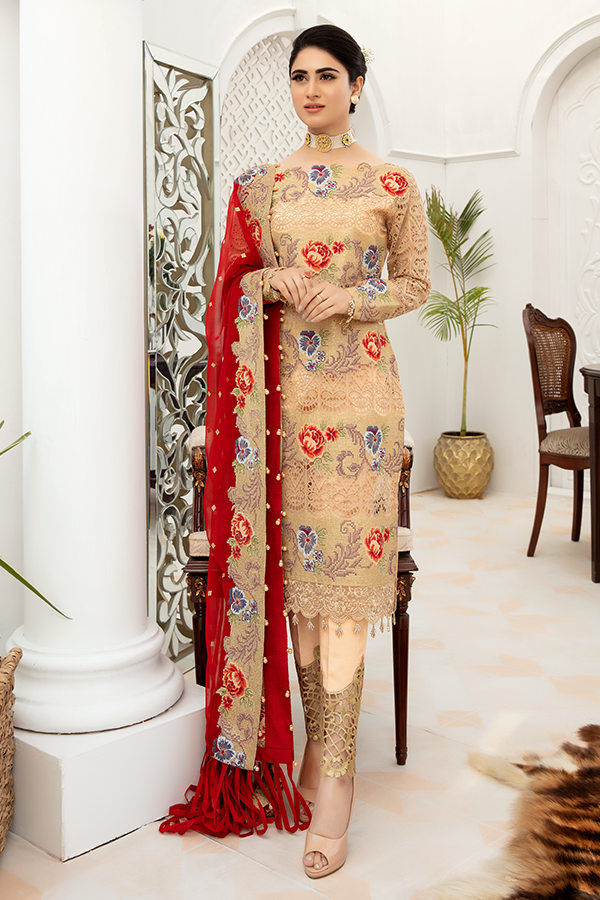 Janique D006 Floral Forever Luxury Chiffon 2021