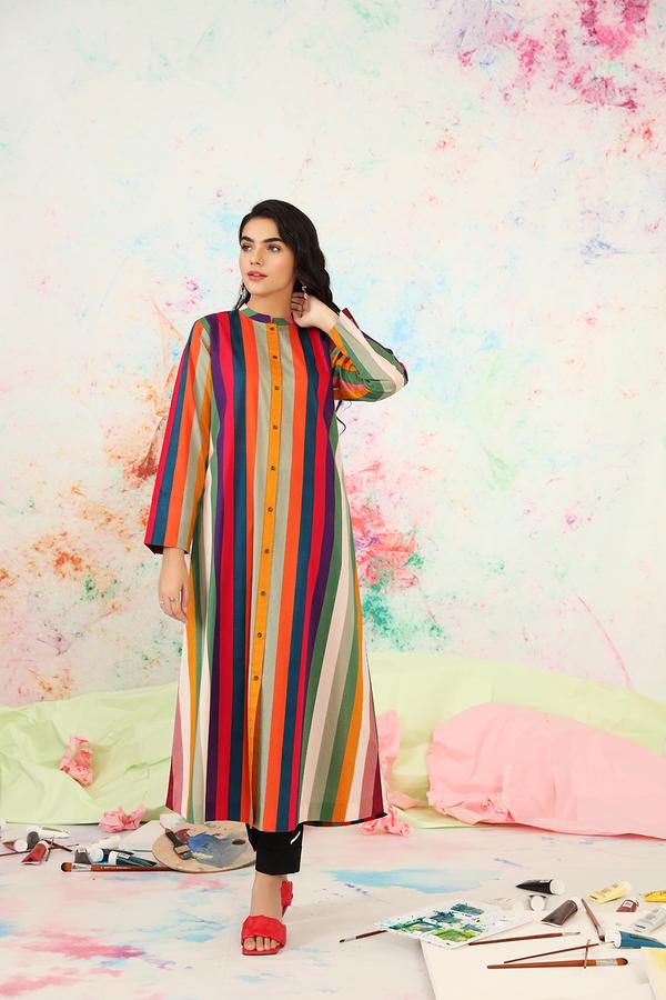 Ps21 109 Printed Button Down Shirt Nishat Linen Ready To Wear Summer Vol 2 2021