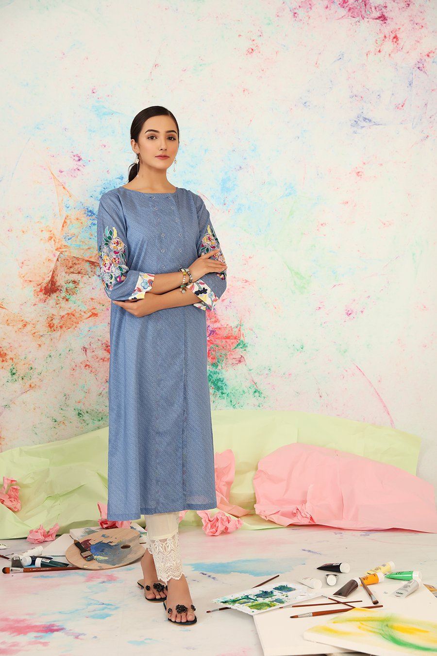 Nishat Linen PS21-47 Dawat E Eid 2021