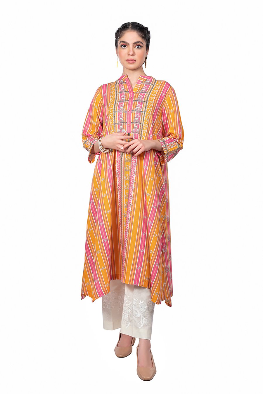 Nishat Linen PW21-01 Ready to Wear Winter 2021