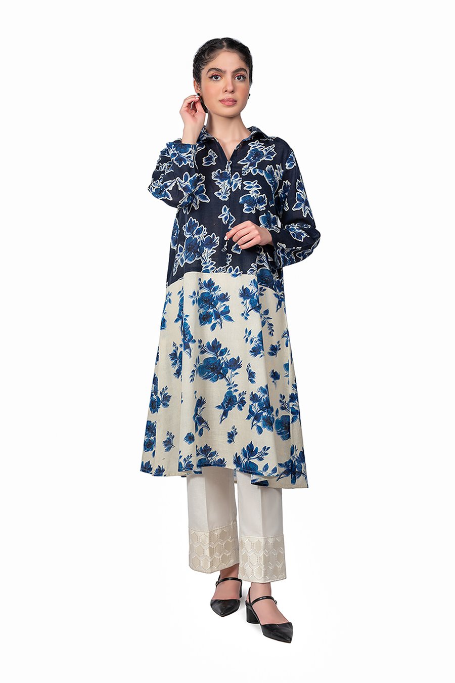 Nishat Linen PW21-03 Ready to Wear Winter 2021