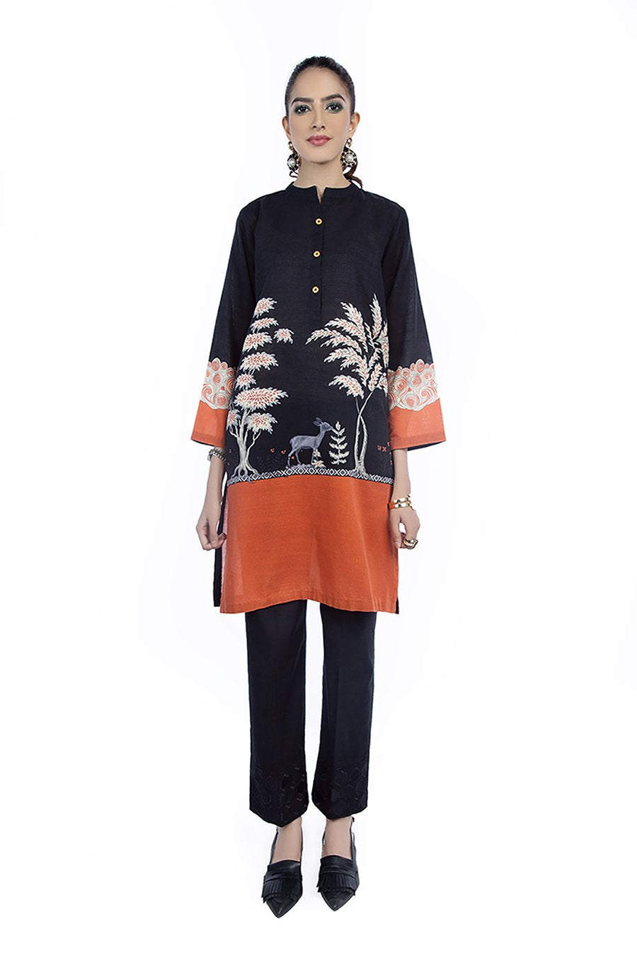 Nishat Linen PW21-45 Ready to Wear Winter 2021