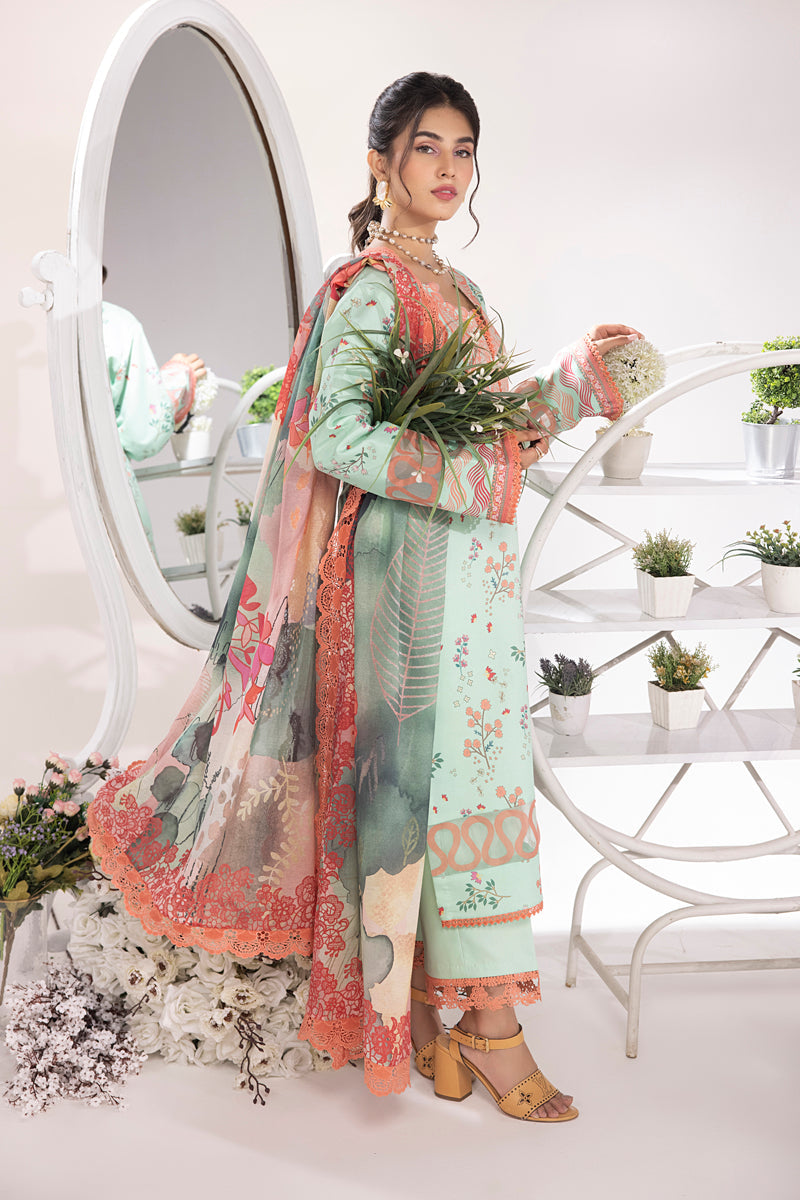 Rang Rasiya Mint Summer Breeze Lawn Collection Online Shopping