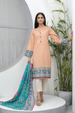 Bonanza Satrangi Peach Lawn Suit Rsk222p17 Eid Pret 2022 Online Shopping