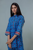 Bonanza Satrangi Blue Lawn Suit Rsk222p38 Eid Pret 2022 Online Shopping
