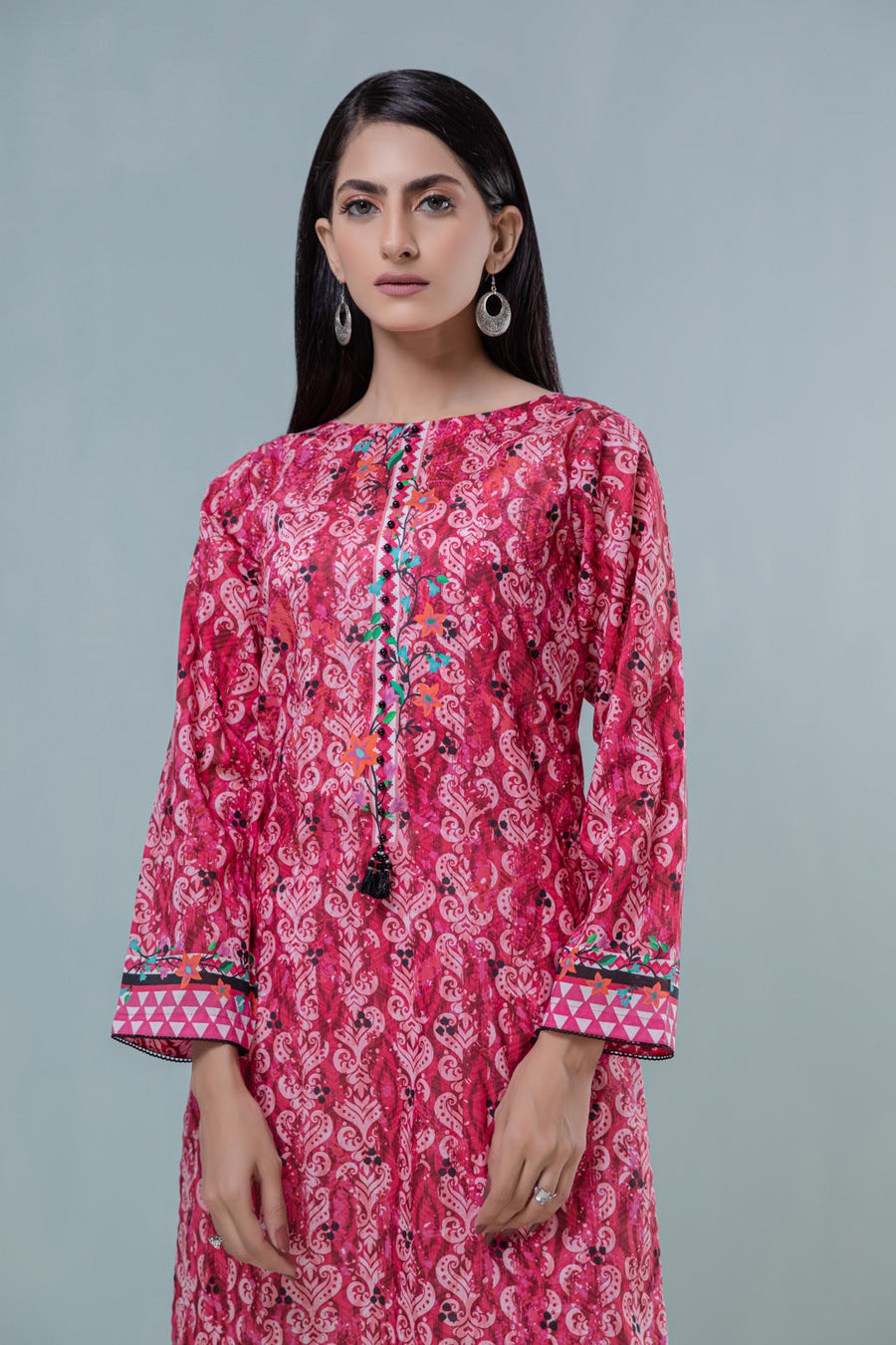Bonanza Satrangi Pink Lawn Suit Rsk222p40 Eid Pret 2022 Online Shopping