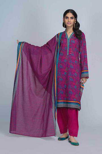 Bonanza Satrangi RSO213P46B D Pink Summer Collection 2021