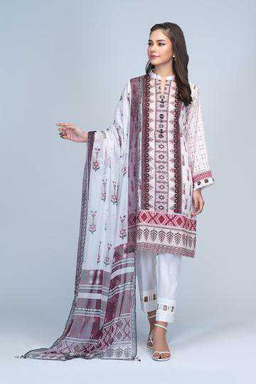 Bonanza Satrangi RSO213P85A O White Summer Collection 2021