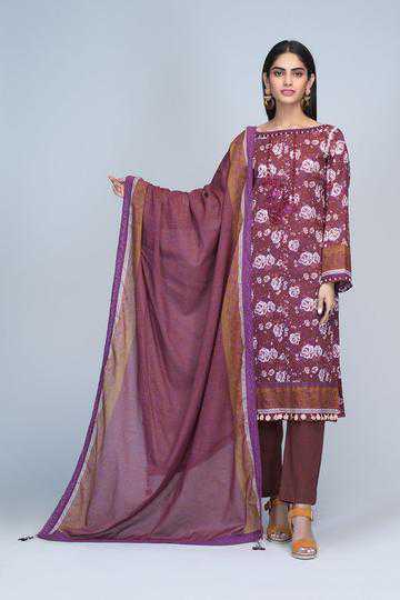Bonanza Satrangi RSO213P91B  Purple Summer Collection 2021