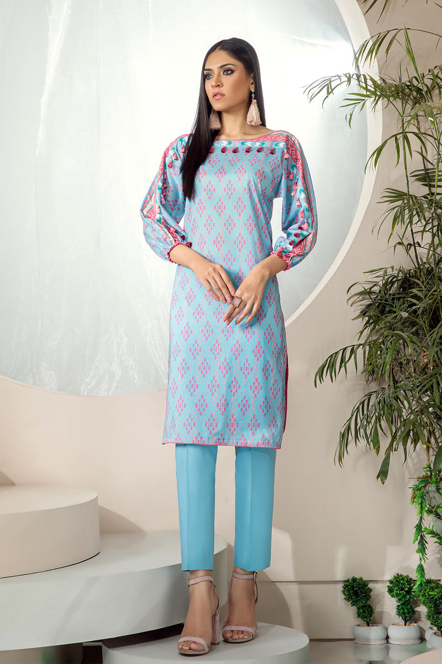 Bonanza Satrangi Rso222p04 Blue Eid Prints 2022 Online Shopping