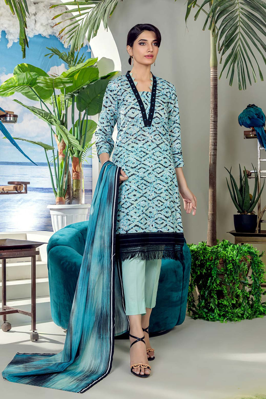 Bonanza Satrangi Enchanted Rso223p13 Summer Collection 2022 Online Shopping