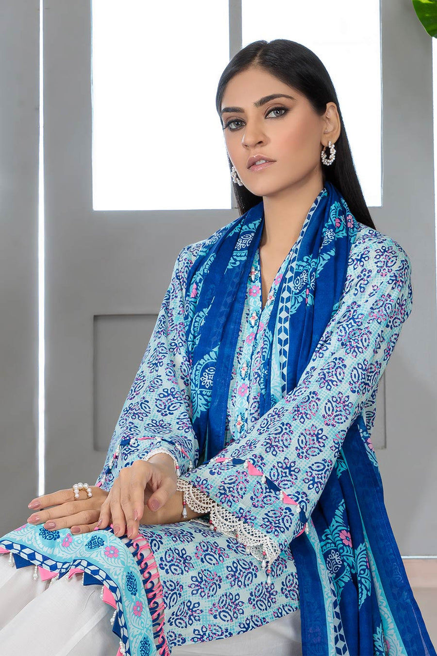 Bonanza Satrangi Rso223p36 Blue Eid Prints 2022 Online Shopping