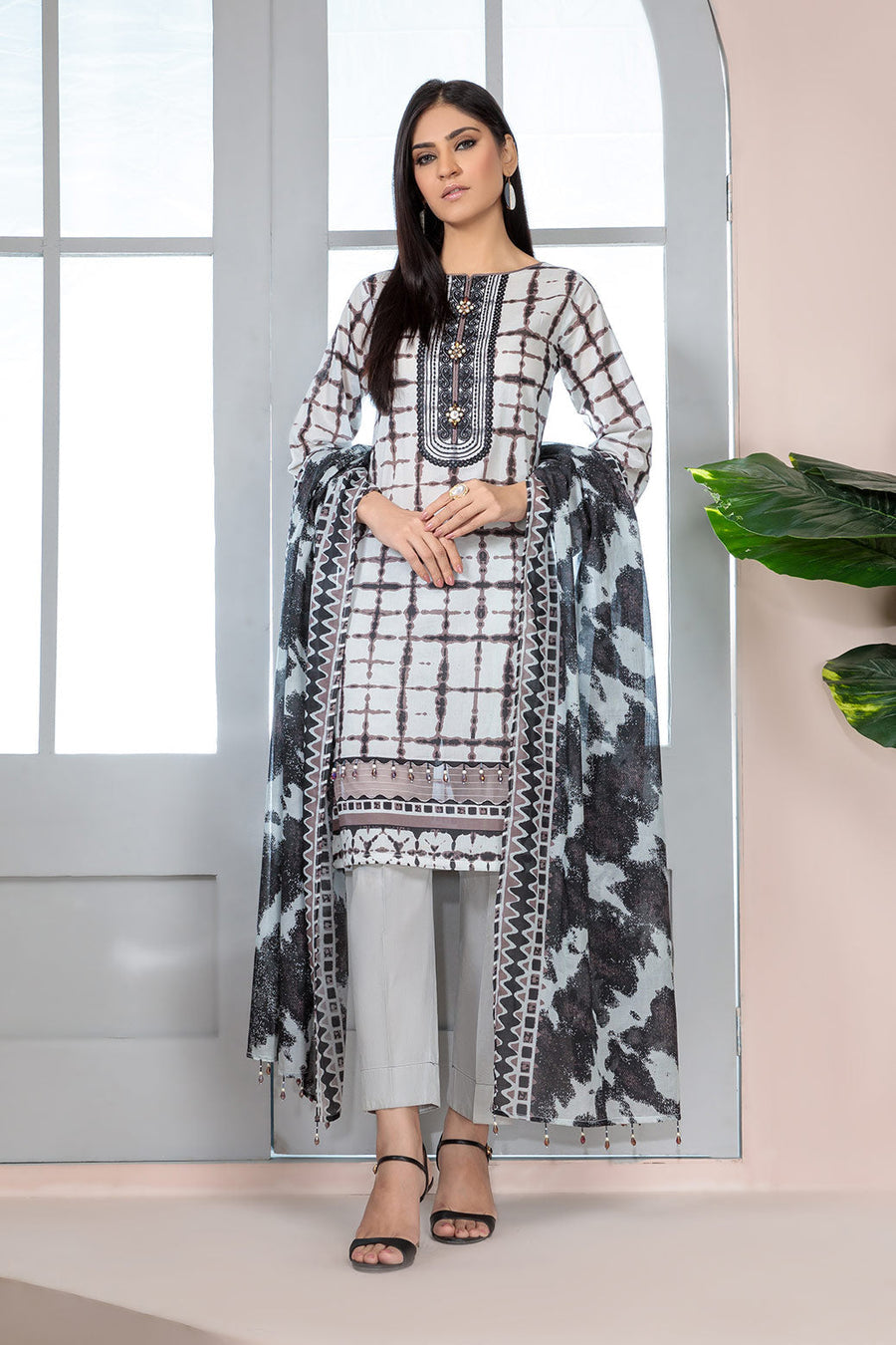 Bonanza Satrangi Rso223p52 White Eid Prints 2022 Online Shopping