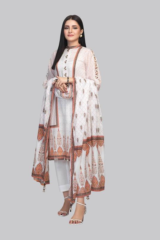 Bonanza Satrangi Rsr213p34 O White Eid Collection 2021