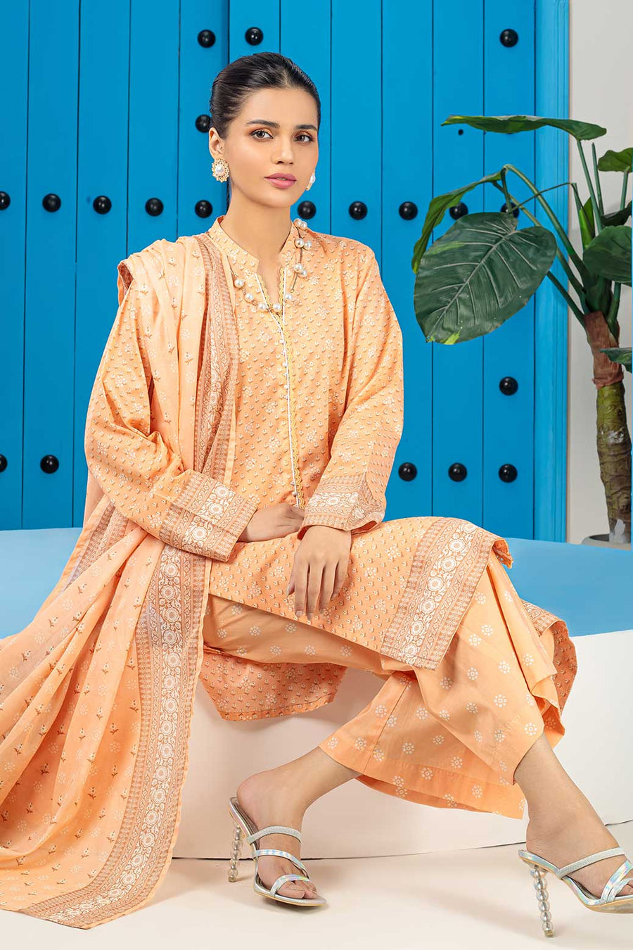 Bonanza Satrangi Rsr223p17 Green Eid Prints 2022 Online Shopping